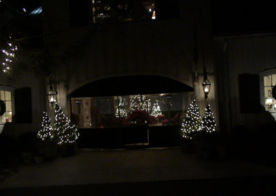 lights and entrance