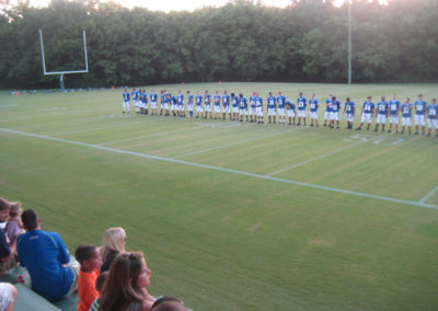 players on field